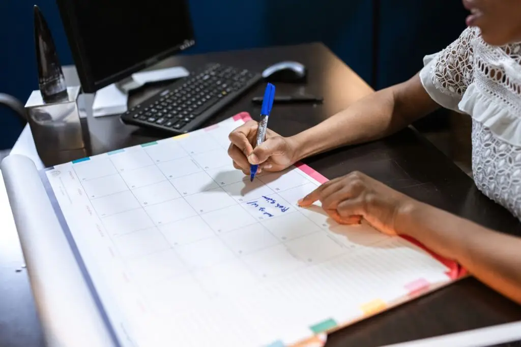 Planering av städschema i kalender